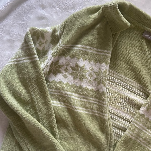 Green zip up - Picture 2 of 4